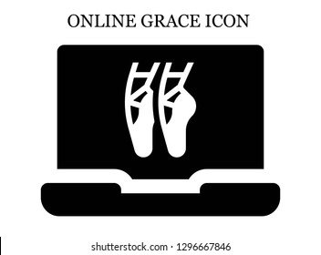 Ballet search icon. Editable Ballet search icon for web or mobile.