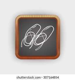 ballet shoes doodle