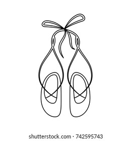 ballet shoes icon