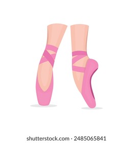 Ballet Shoes Icon Vector Design.