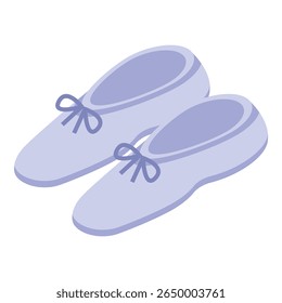 Sapatos de balé, amarrados com fitas, prontos para uma aula de dança, incorporando a elegância e a dedicação do balé