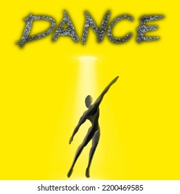Ballet Silhouette Vector Stock Dance Image