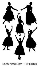 Ballet silhouettes