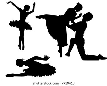 Ballet silhouette's