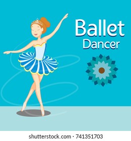 Ballet Sport, Soft dancing, Dancing haze woman