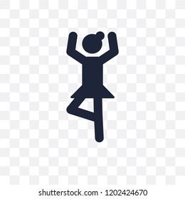 Ballet transparent icon. Ballet symbol design from Museum collection. Simple element vector illustration on transparent background.