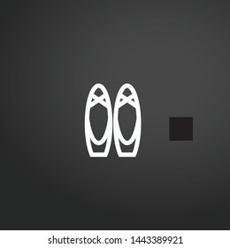 Ballet vector icon. Ballet concept stroke symbol design. Thin graphic elements vector illustration, outline pattern for your web site design, logo, UI. EPS 10.