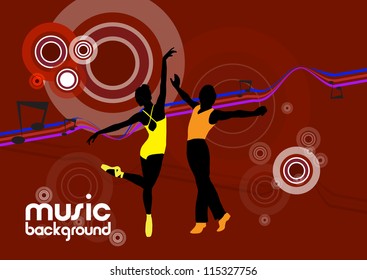 Ballet. Vector illustration