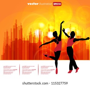 Ballet. Vector illustration