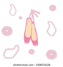 Ballet vector pattern