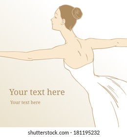 ballet-girl vector background