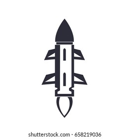 Ballistic missile icon