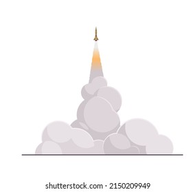 ballistic missile launching rocket successfully launched