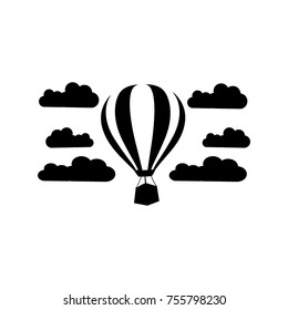 ballon cloud icon vector