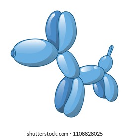 Ballon dog icon. Cartoon of ballon dog vector icon for web design isolated on white background