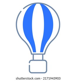 ballon empty state single isolated icon with outline style