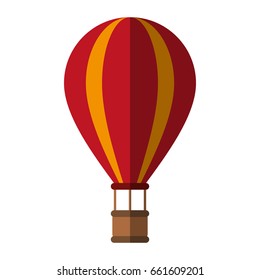 ballon flat illustration shadow