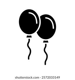 ballon icon color editable on white background