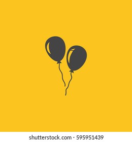 Ballon Icon Illustration Isolated Vector Sign Symbol