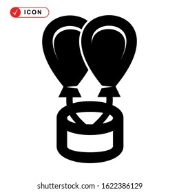 ballon icon isolated sign symbol vector illustration - high quality black style vector icons
