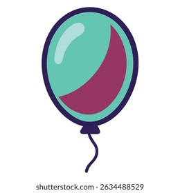 ballon icon on white background