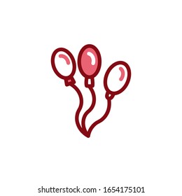 Ballon icon vector design template