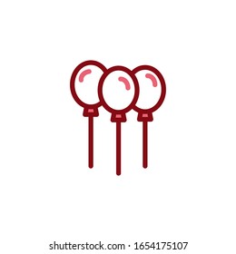 Ballon icon vector design template