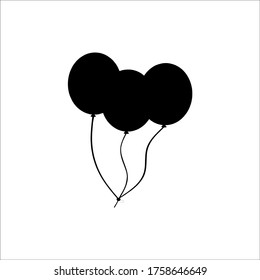 ballon icon vector illustration logo template