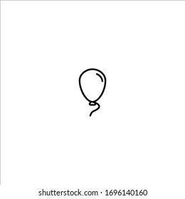 Ballon outline icon illustration- Vector