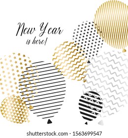 ballon party design vector invitation