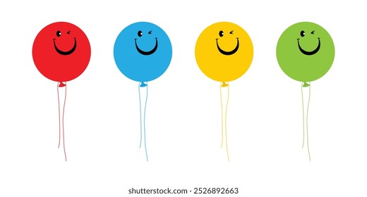 ballon, set of ballon in color ,ball, gift, greetings, cheerful, joyfull