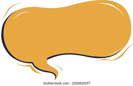 ballon speech with cartoon style vector, perfect for comic, poster, etc