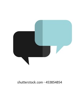 ilustración vectorial del icono de objeto de charla gris