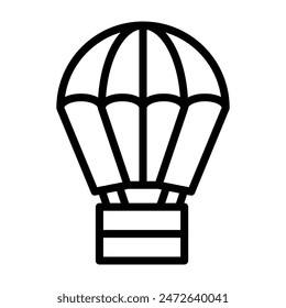 Ballon Vector Line Icon Design Vector Line Icon Design