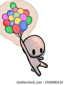 ballons fun funny hi coming