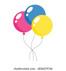 Ballons icon design. vector illustration