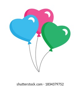 Diseño de iconos de balones. ilustración vectorial