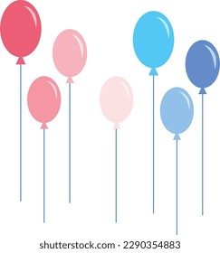 ballons party vector color hollidays anniversary celebration air illustration art festival gift fun helium happy birthay fun background surprise happy fun cute sweet design surprise