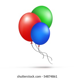 Balones. Ilustración vectorial realista