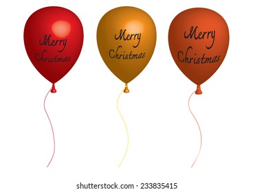 Balloon 3D  - Vector illustration