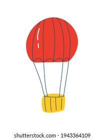 balloon air hot doodle style