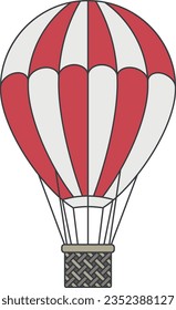balloon, air, hot air balloon, fly, vector, travel
