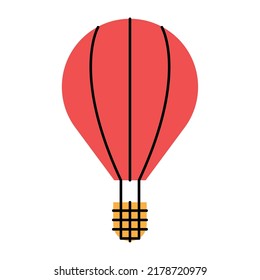 balloon air hot mean transport icon