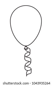 balloon air party decorative icon