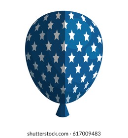 balloon air with stars
