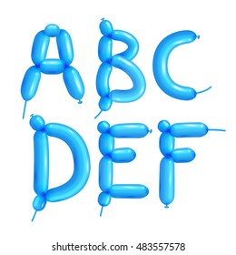 Balloon Alphabet