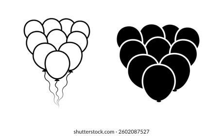 Balloon Arch Clip Art Vector Design Collection With White Background