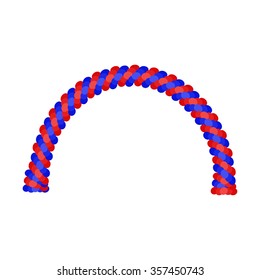 Balloon arches vector