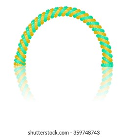 Balloon arches vector