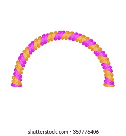 Balloon arches vector